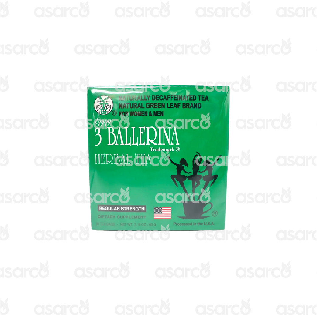 3 Ballerina Trademark - Regular Strength Dietary Supplement Herbal Tea | 2.18oz