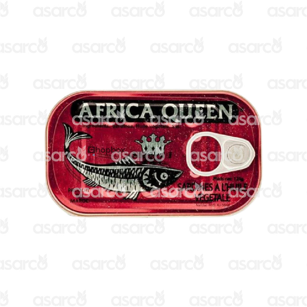Africa Queen - Sardines A L'huile Vegetale | 4.41oz
