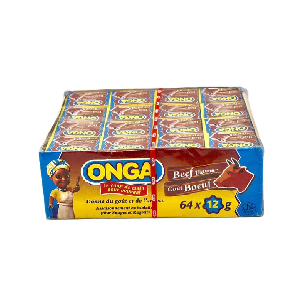 Onga - Beef Flavour Cubes (Pack of 64) | 0.42oz
