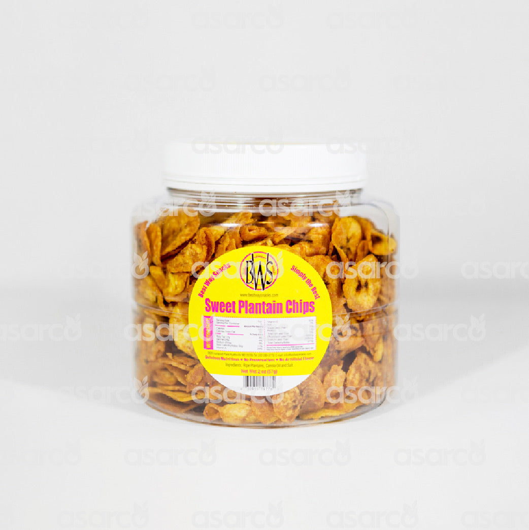 Best Way Snacks (BWS) - Sweet Plantain Chips | 12oz