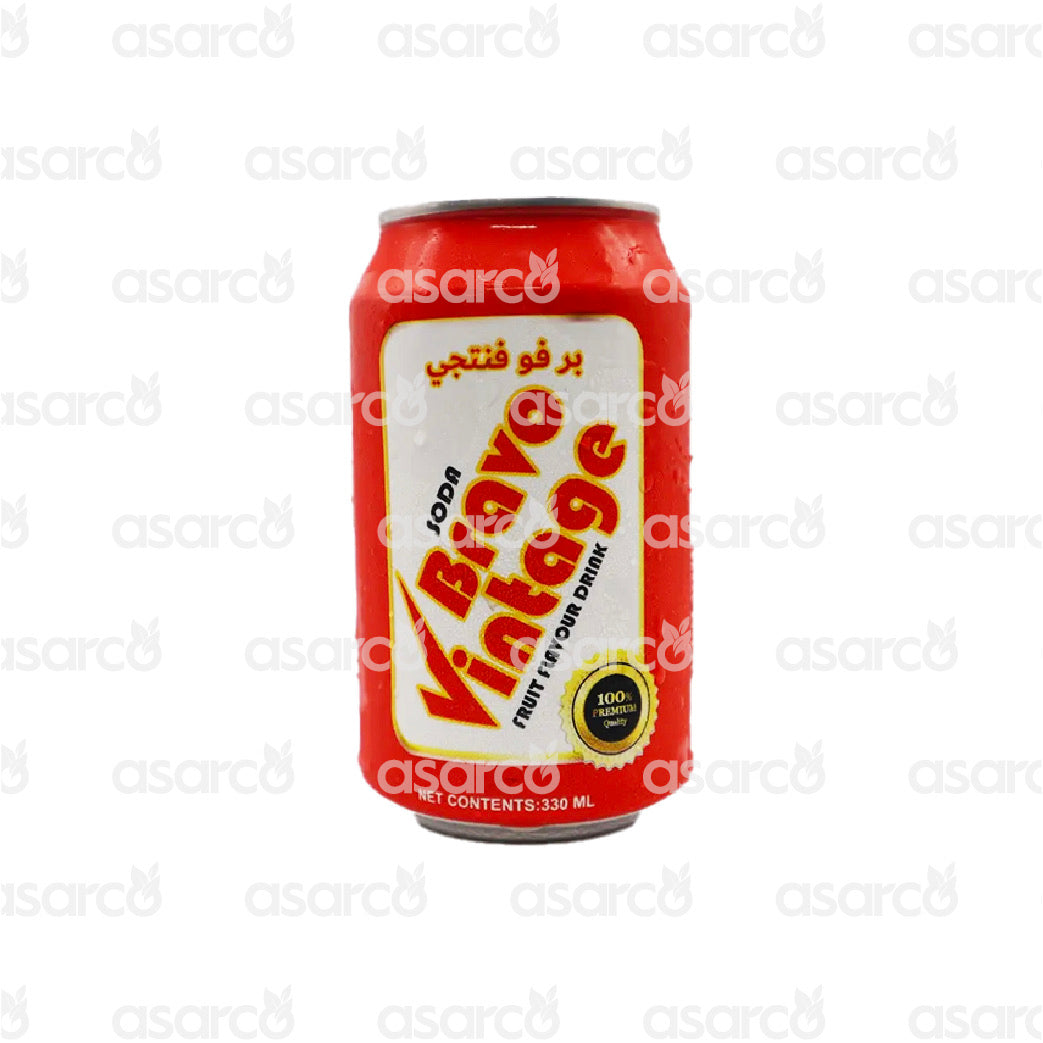 Bravo Vintage - Soda- Fruit Flavor Drink | 11.16oz