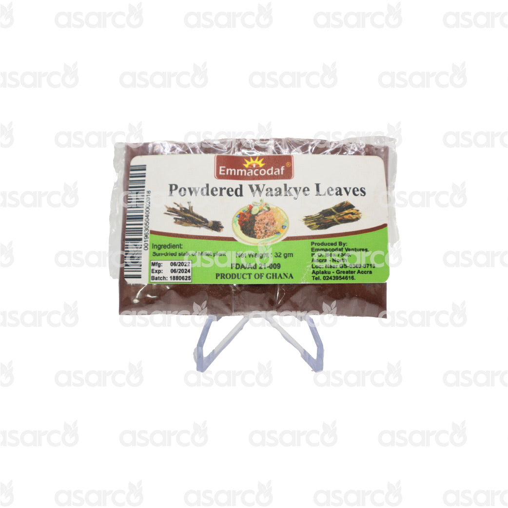 Emmacodaf - Powdered Waakye Leaves (bagged) | 1.13oz