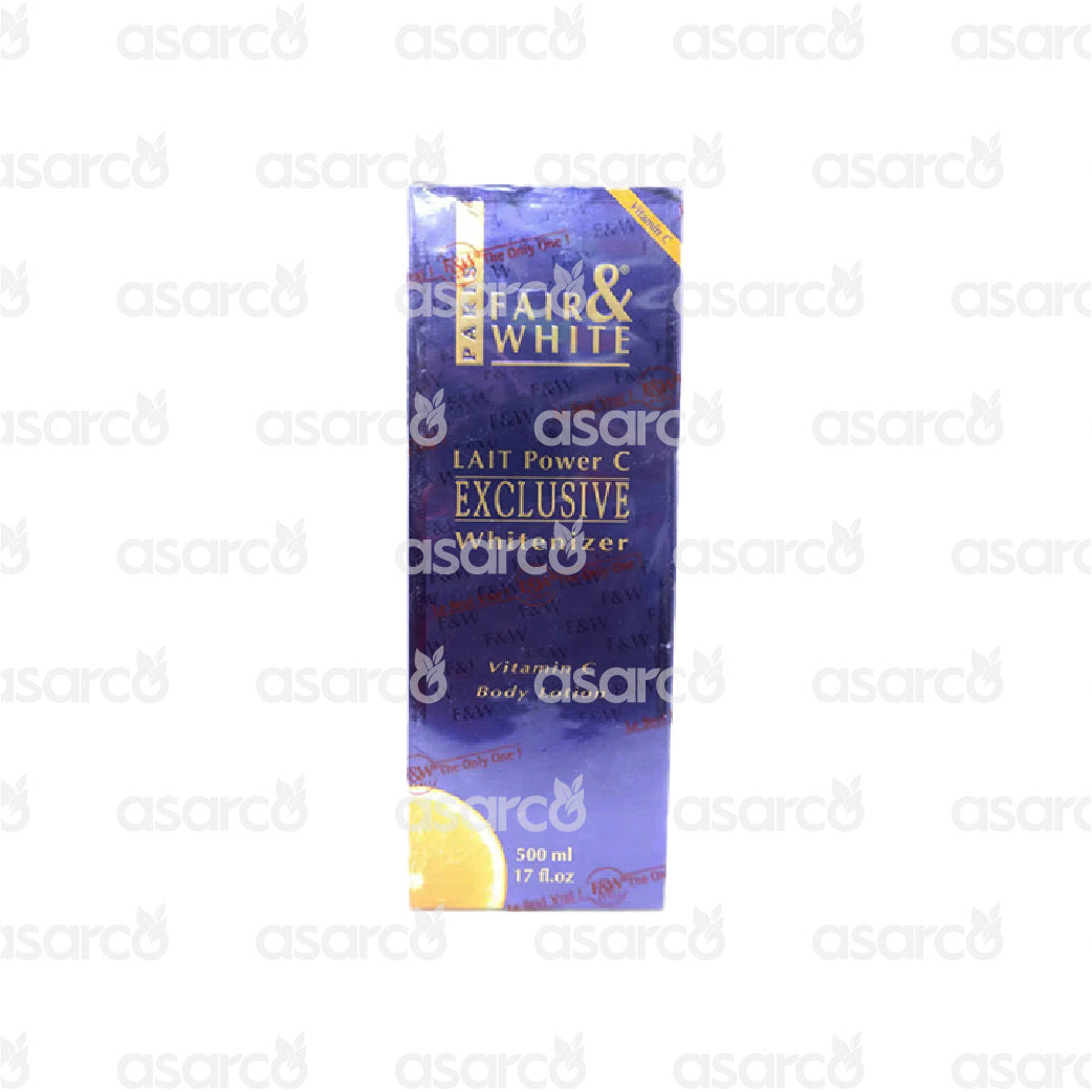 Fair & White - LAIT Power C Exclusive Whitenizer, Vitamin C Body Lotion | 16.91oz