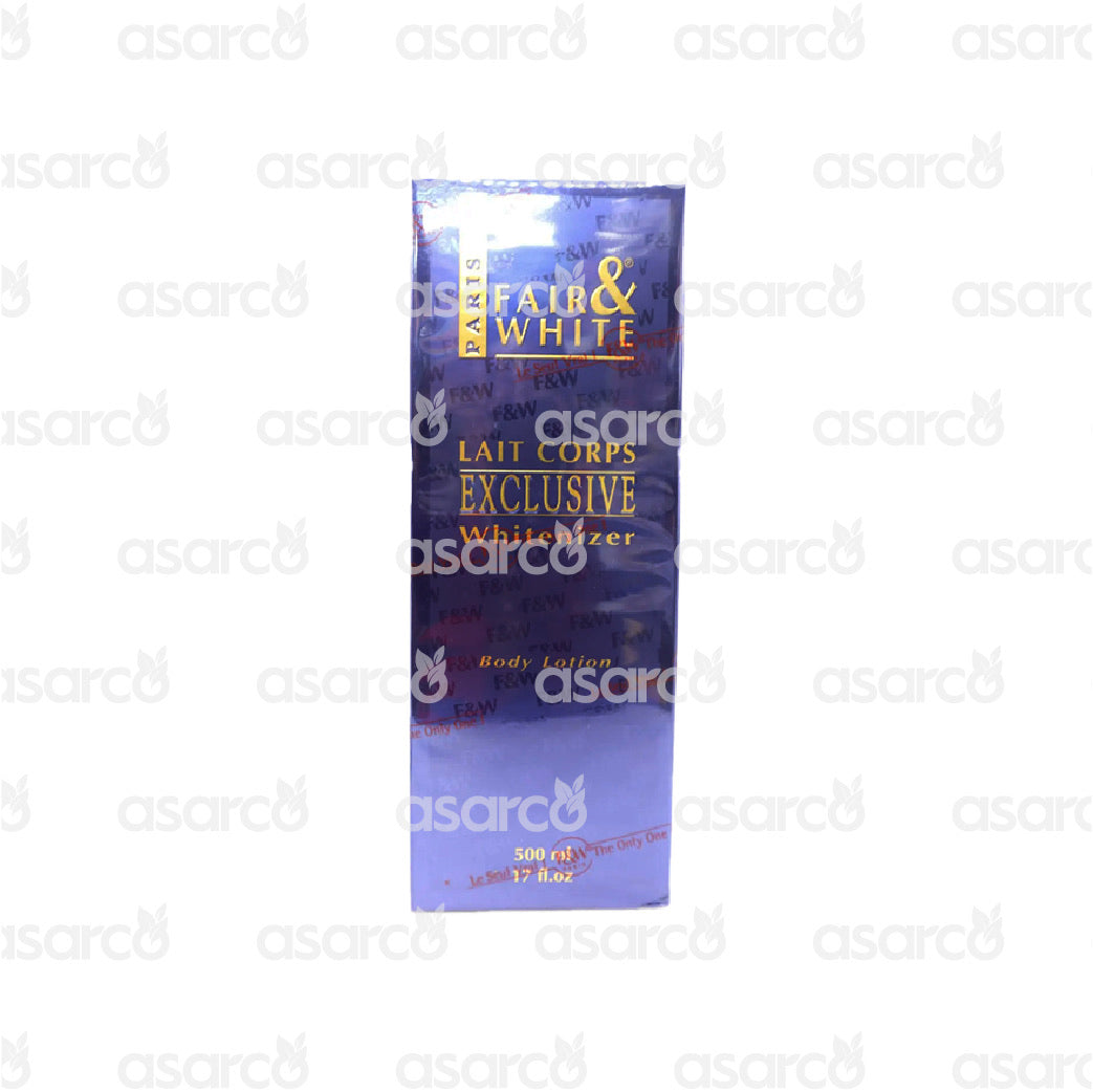 Fair & White - Lait Corps Exclusive Whitenizer, Body Lotion | 16.91oz
