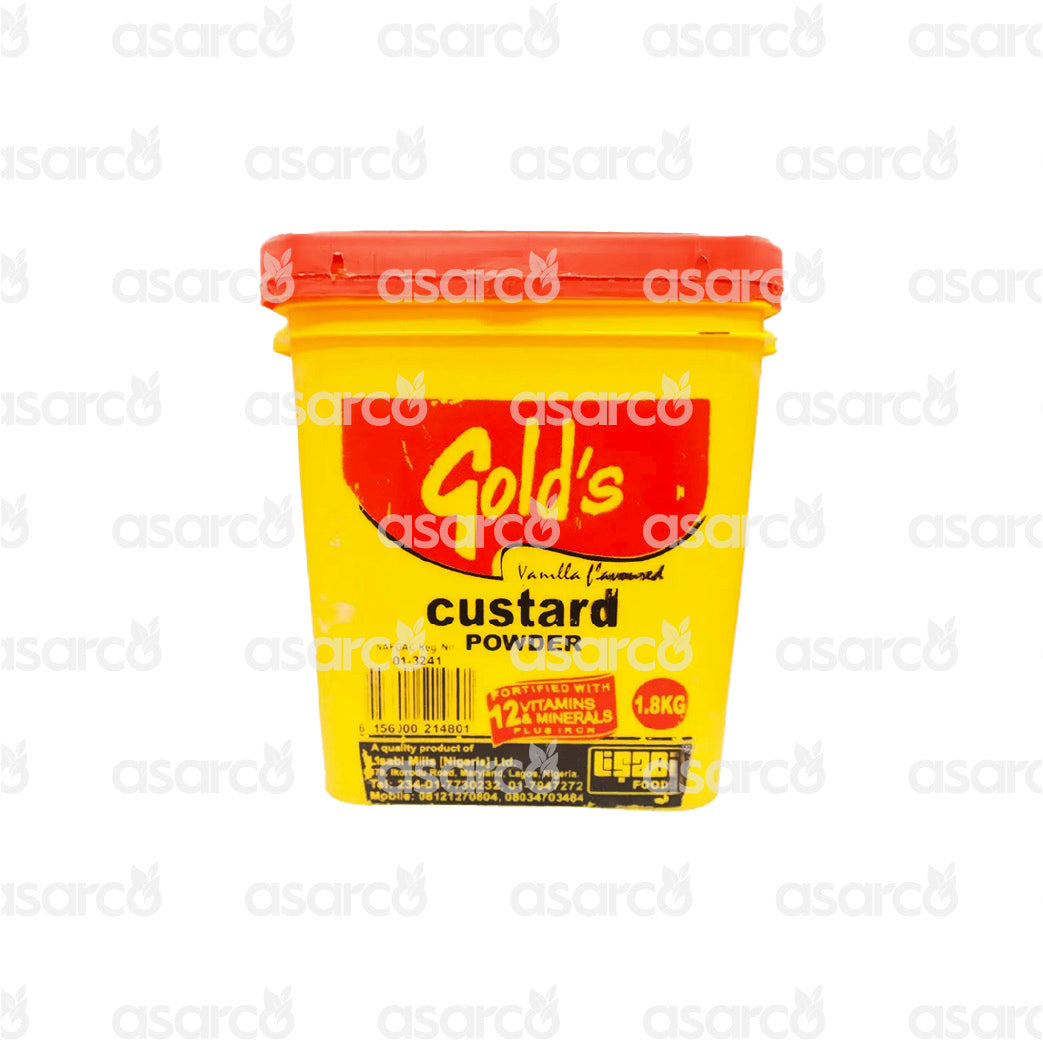 Golds Custard - Vanilla Flavoured Custard Powder | 63.49oz
