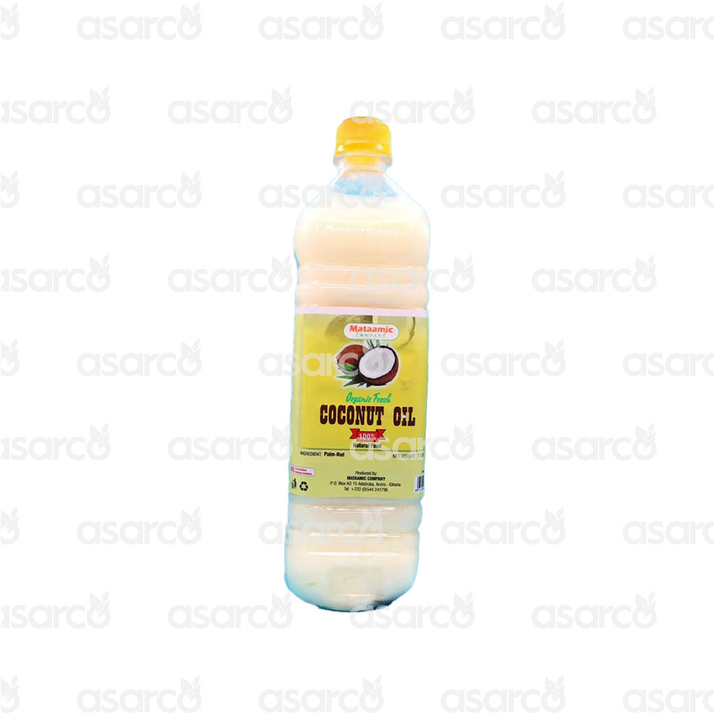 Mataamic Company  - Organic Fresh Coconut Oil 100% Natural Food | 1ltr