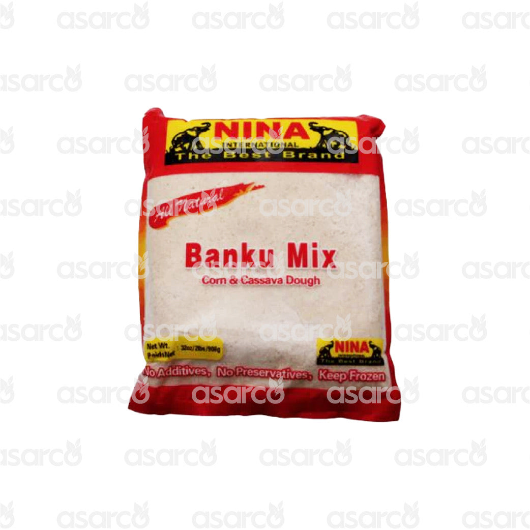 Nina International - Banku Mix, Fermented Banku Flour  | 32oz