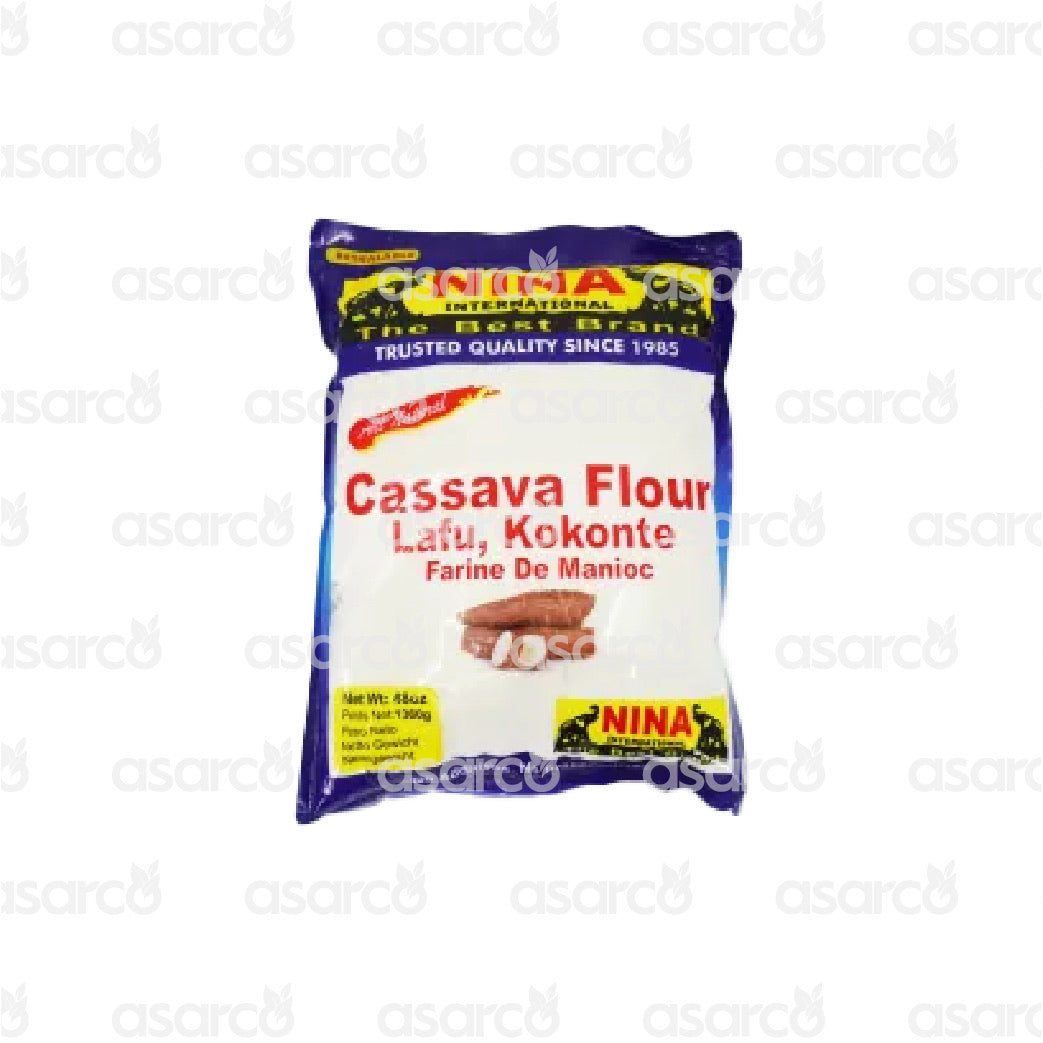 Nina International - Cassava Flour Lafu, Kokonte Farine De Manioc | 48oz