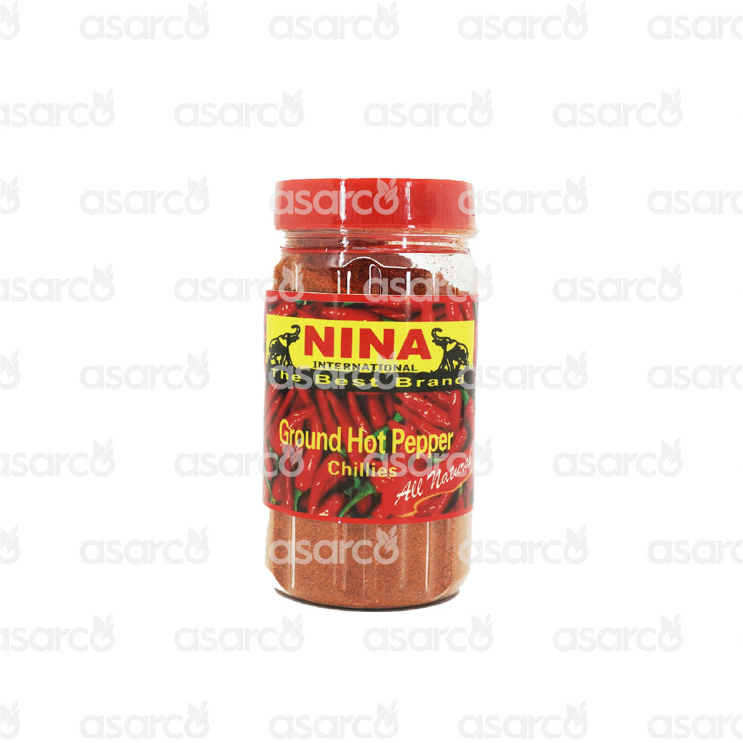 Nina International - Ground Hot Pepper Chilllies, All Natural | 5oz