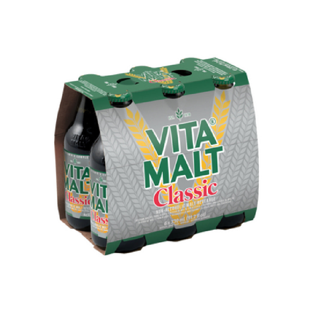Vita Malt - Non- Alcoholic Malt Beverage- Classic (Case of 6) | 11.2oz