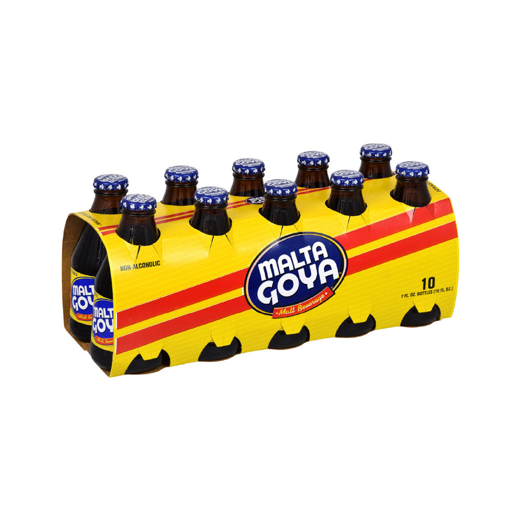 Goya - Non- Alcoholic Malt Beverage- Original (Case of 10) Malta Goya | 7oz