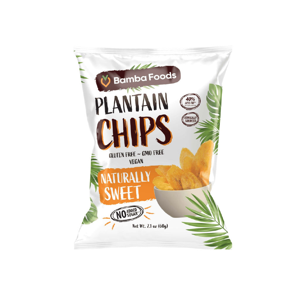 Bamba Foods - Plantain Chips- Naturally Sweet | 10oz