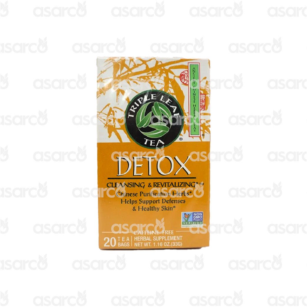 Triple Leaf Tea - Detox Cleansing & Revitalizing Caffeine Free Tea | 1.16oz