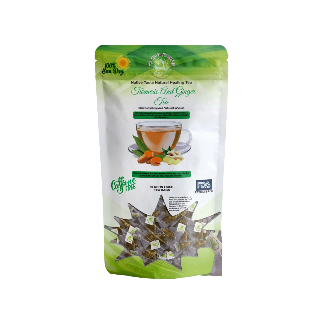 Native Taste - Tumeric and ginger tea | 0.2oz