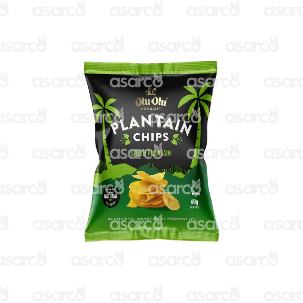 Olu Olu Gourmet - Plantain Chips- Green Plaintain  | 2.11oz