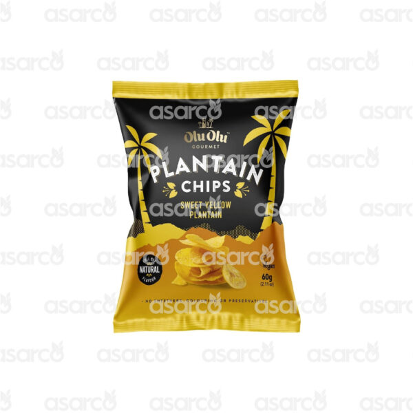 Olu Olu Gourmet - Plantain Chips- Sweet Yellow Plaintain | 2.11oz