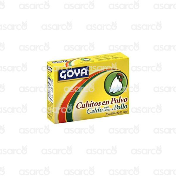 Goya - Cubitos en Polvo Caldo con sabor a Pollo (8 Pack) | 2.82oz