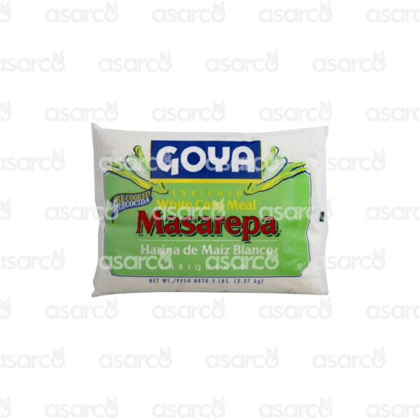 Goya - Enriched White Corn Meal Masarepa Harina de Maiz Blanca | 80oz