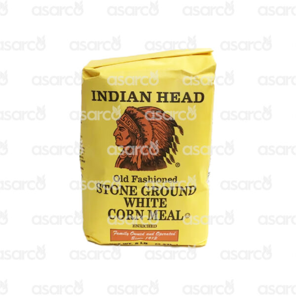 Indian Head - Old Fashioned Stone Ground White Corn Meal | 80oz