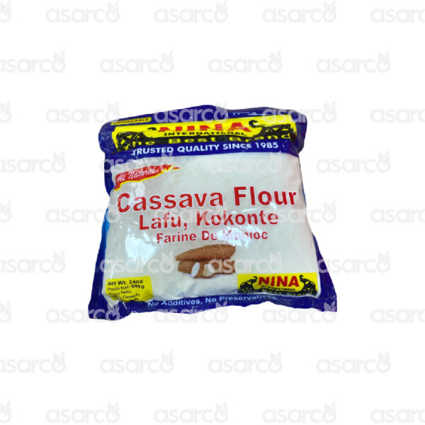 Nina International - Cassava Flour Lafu, Kokonte Farine De Manioc | 24oz