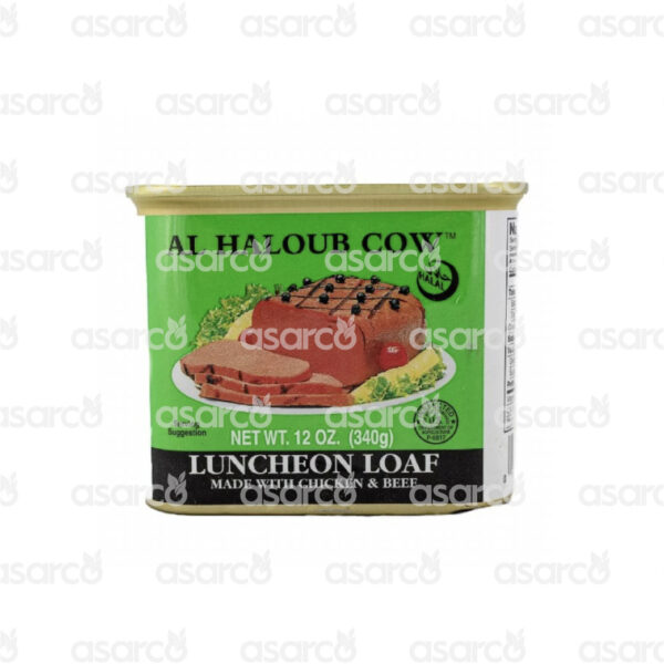 Al Haloub Cow - Luncheon Loaf made with Chicken & Beef | 12oz