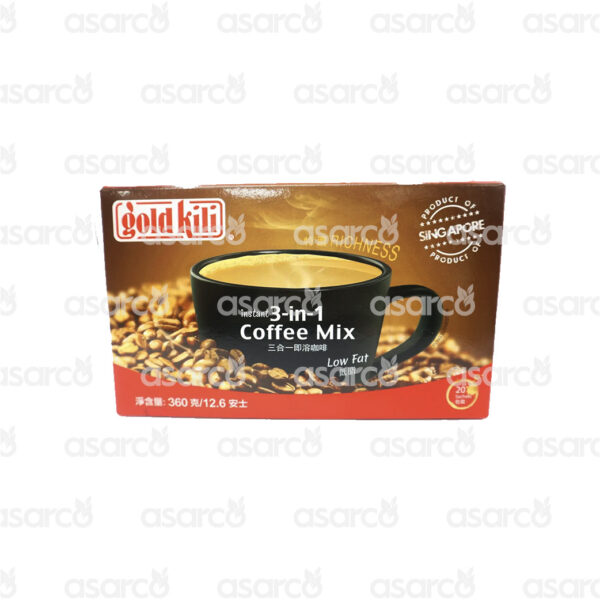 Gold Kili - Instant 3-in-1 Coffee Mix, Low Fat | 12.6oz