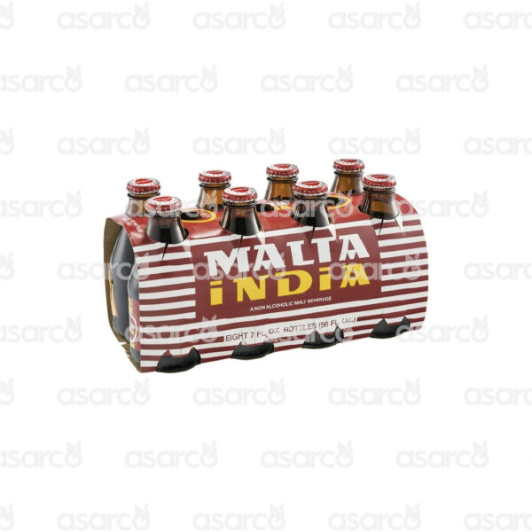 Malta India - Non- Alcoholic Malt Beverage Low Sodium (Case of 8) | 87oz