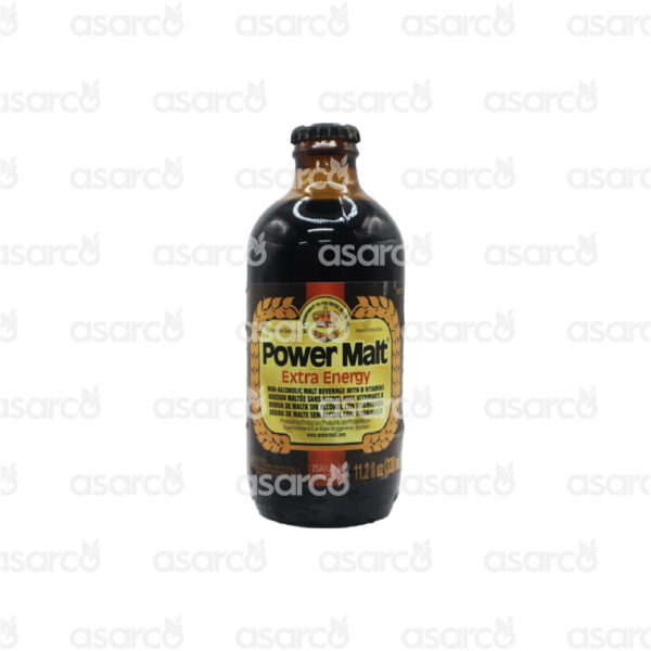 Power Malt - Non- Alcoholic Malt Beverage with B Vitamins- Extra Energy | 11.2oz